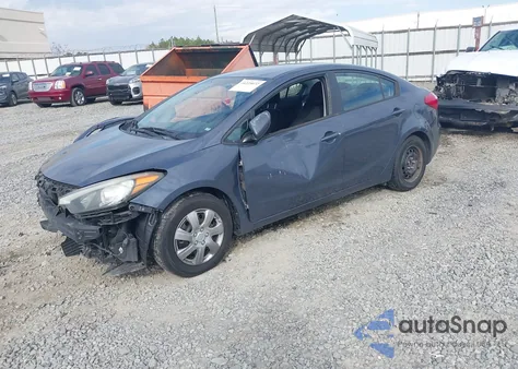 2016 Kia Forte Lx from USA, damaged, VIN KNAFK4A61G5459238